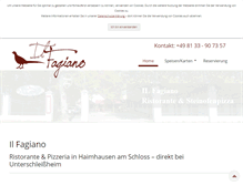 Tablet Screenshot of fagiano.de